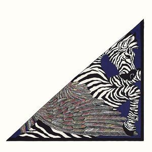 NWT Hermes Zebra Pegasus cashmere  giant triangle